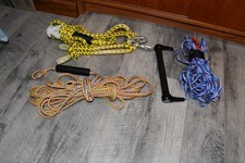 Ski Tow Harness with both 65' Ski Rope and 50' Tow Rope included