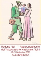 pietro morando. Arte Grafica.raduno alpini alessandria 2025.cm 50x70cm