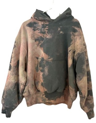 Yzy Kanye 2020 Vision Hoodie LA Apparel Sample Large Custom Bleach Heavyweight