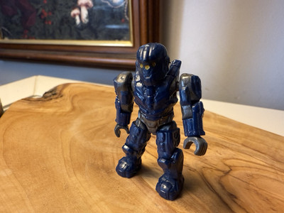 UNSC Blue Spartan CIO Halo Mega Construx Figur