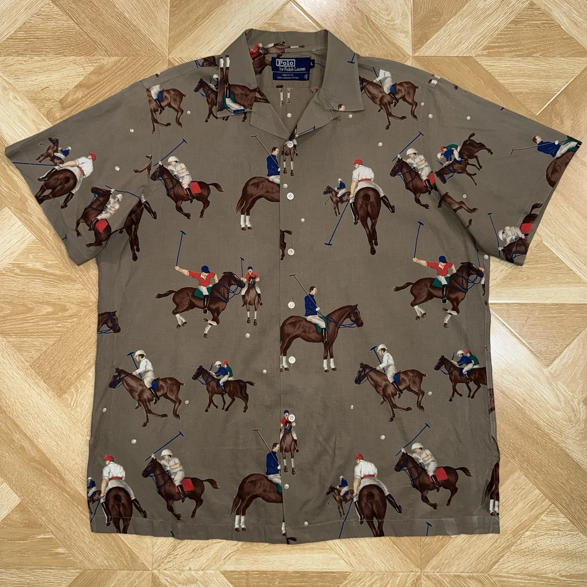 Polo Ralph Lauren 90s Theme Casual Button-Down Shirts for Men for