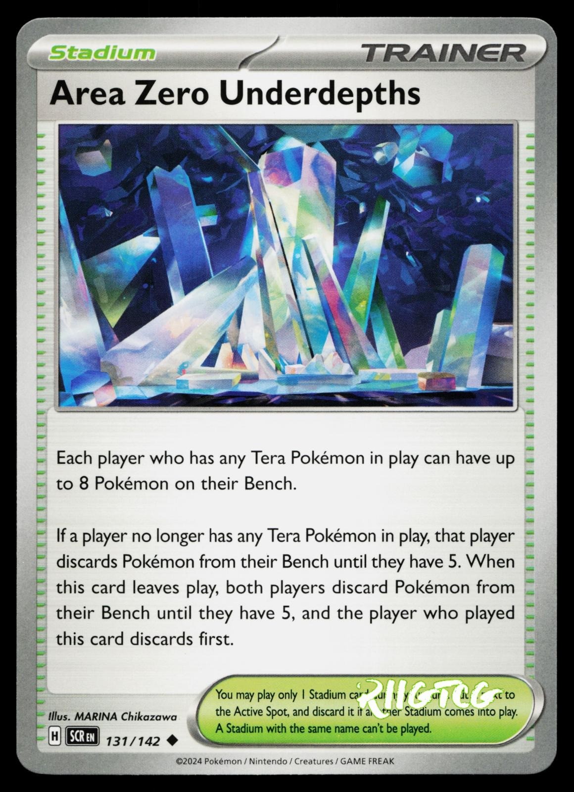 Area Zero Underdepths 131/142 Stellar Crown Pokemon NM
