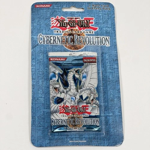 Yugioh  1ST Edition Cybernetic Revolution Blister Pack  (2005)  Factory Sealed
