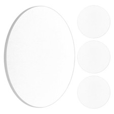 4Pcs 10Cm Dual Convex Reusable Glass Lenses for Industrial Optics and Learning