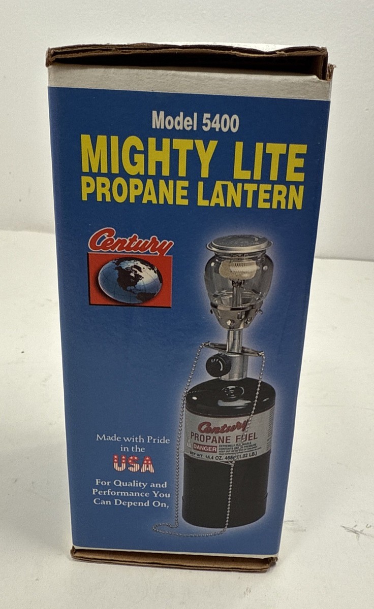 Mighty Lite Propane Lantern CENTURY Tool Model 5400 T5 for