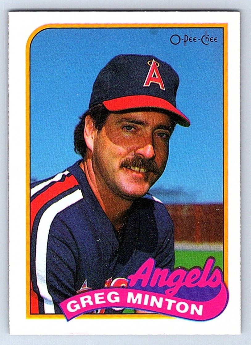 1989 O-Pee-Chee Greg Minton California Angels #306