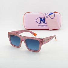 Missoni MIS 0129/S 0QQ7 08 Pink Multicolot/Dark Blue Mirror 53-20-145 Sunglas...