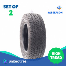 Set Of 2 Used 25565r17 Goodyear Wrangler All-terrain Adventure Kevlar