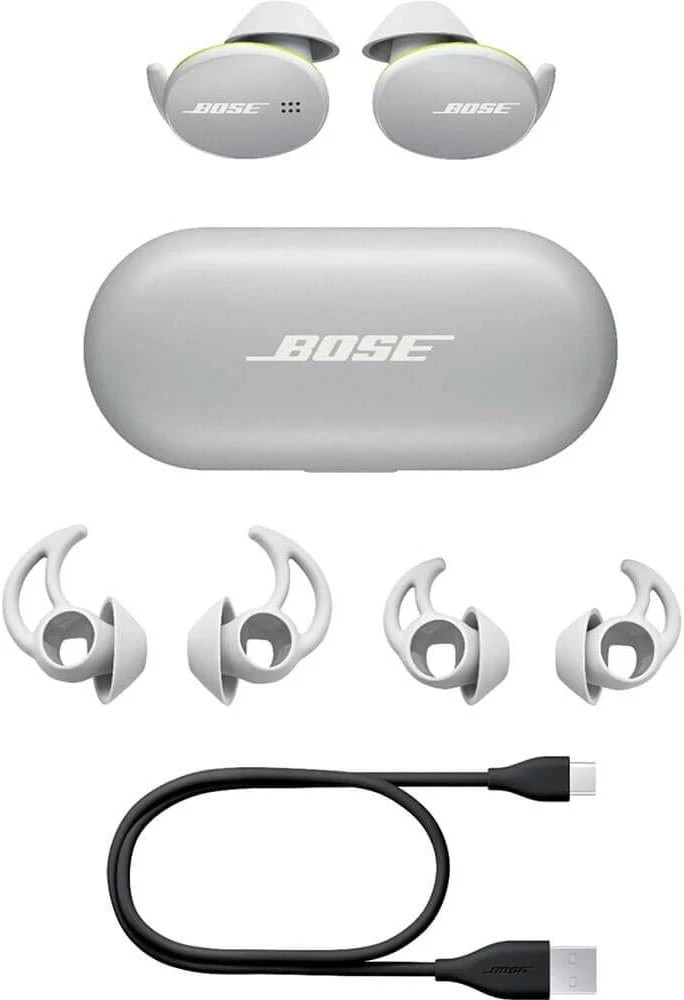 Bose Sport Earbuds True Wireless Earphones - Glacier White for