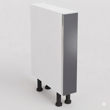 Fully Assembled Kitchen 150mm Base Unit Gloss Dust Grey Cabinet