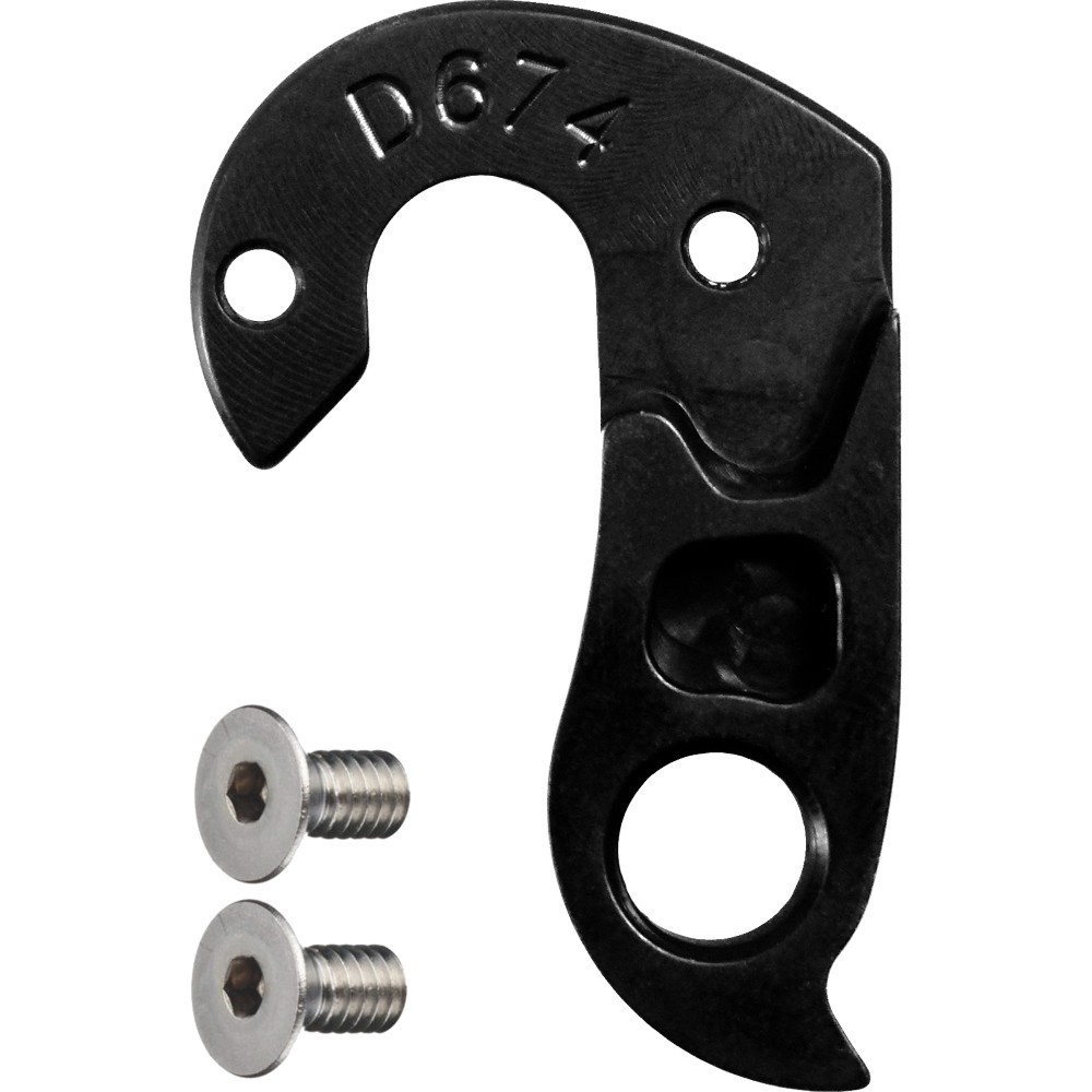 Patte de dérailleur PILO D674 usinée CNC pour un alignement de chaîne parfait