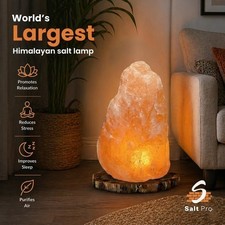 Large Salt Lamp Hand Carved Pink Largest Lamp 44'' 800 lb - Premium Air Purifier