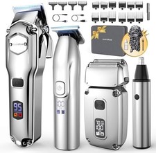Wahl Professional Hair Cut Machine Barber Salon Cutting Trimmer Clipper Kit Set