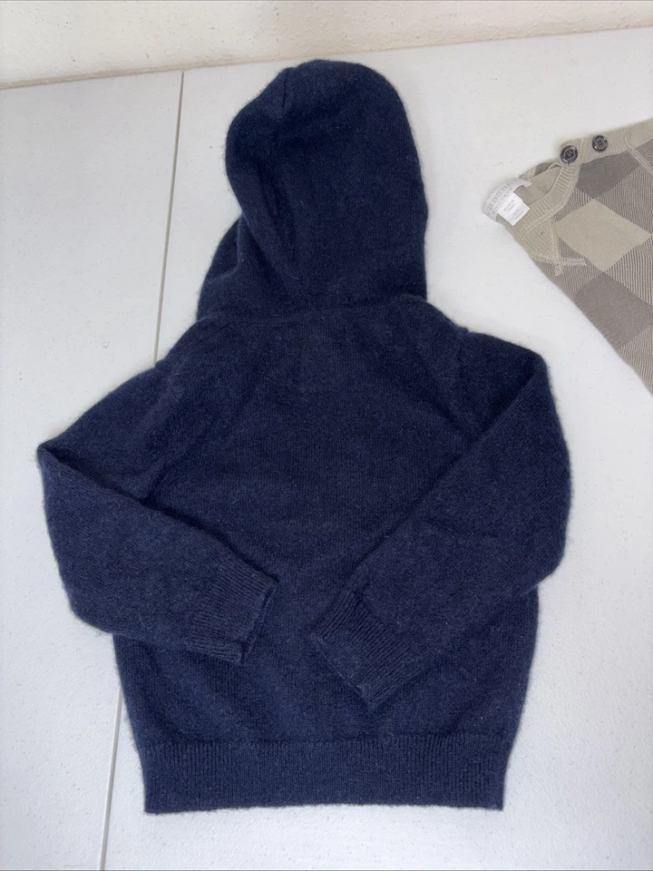 Conjunto de suéter BURBERRY 2 peças CASHMERE para crianças tamanho 12 meses - Imagem 4 de 4