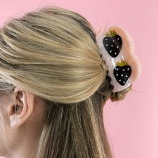 Strawberries Hair Claw