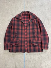 Vintage 1930s Buffalo Plaid Wool 6 Pocket Zip Up Hunting Jacket Vintage 1930s Buffalo Plaid Wool 6 Pocket Zip Up Hunting Jacket - Image 1