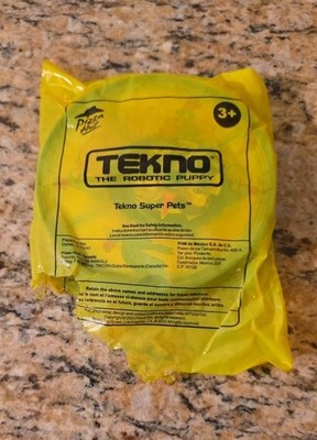Vintage 2002 Pizza Hut Tekno The Robotic Puppy - Tekno Super Pets - NEW IN BAG