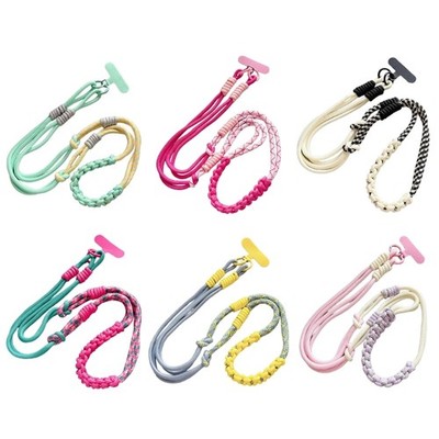 Adjustable Phone Strap Braided Craftsmanship Comfortable Wear Anti Allergy