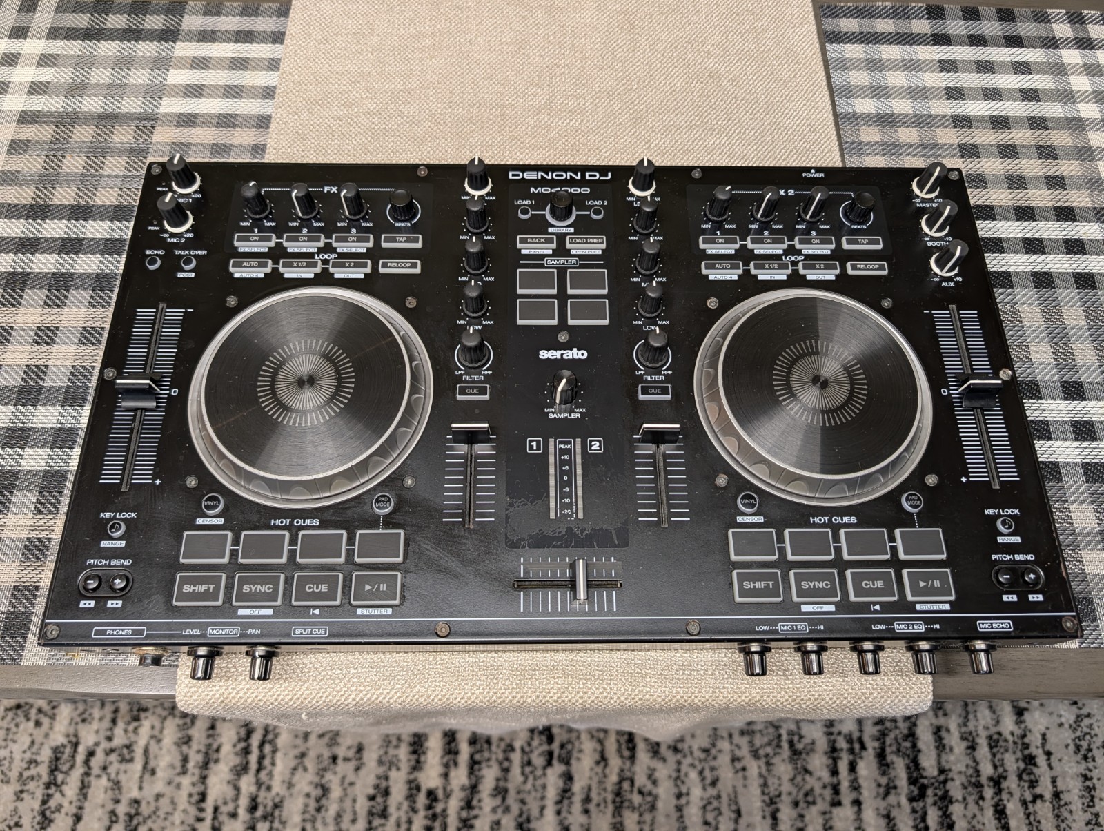 Denon MC4000 2 Channel DJ Interface Serato Controller