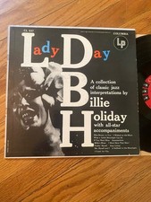 BILLIE HOLIDAY LADY DAY EX LP ORIG. 1958 COLUMBIA 6 EYE W/ INNER FREE SHIP