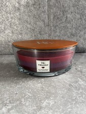 WOODWICK CANDLE Trilogy Sun Ripened Berries Scented Long Lasting Home Fragrance