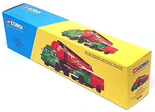 Corgi 1/50 & 1/43 Scale 31005 Bedford Artic Cylindrical Tanker & Land Rover Set - Picture 6 of 6
