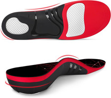 Plantar Fasciitis Insoles, High Arch Support Inserts for Men Women, 220 Lbs Hea