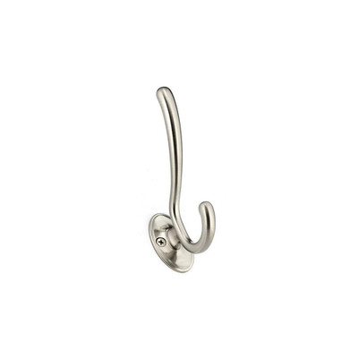 5-1/16 In. (128 Mm) Brushed Nickel Transitional Wall Mount Hook