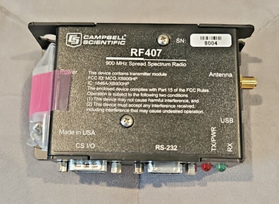 Campbell Scientific RF407 High Speed 900MHz Spread Spectrum Serial Radio