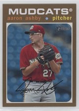 2020 Topps Heritage Minor League Edition Gold 13/15 Aaron Ashby #105 xr1