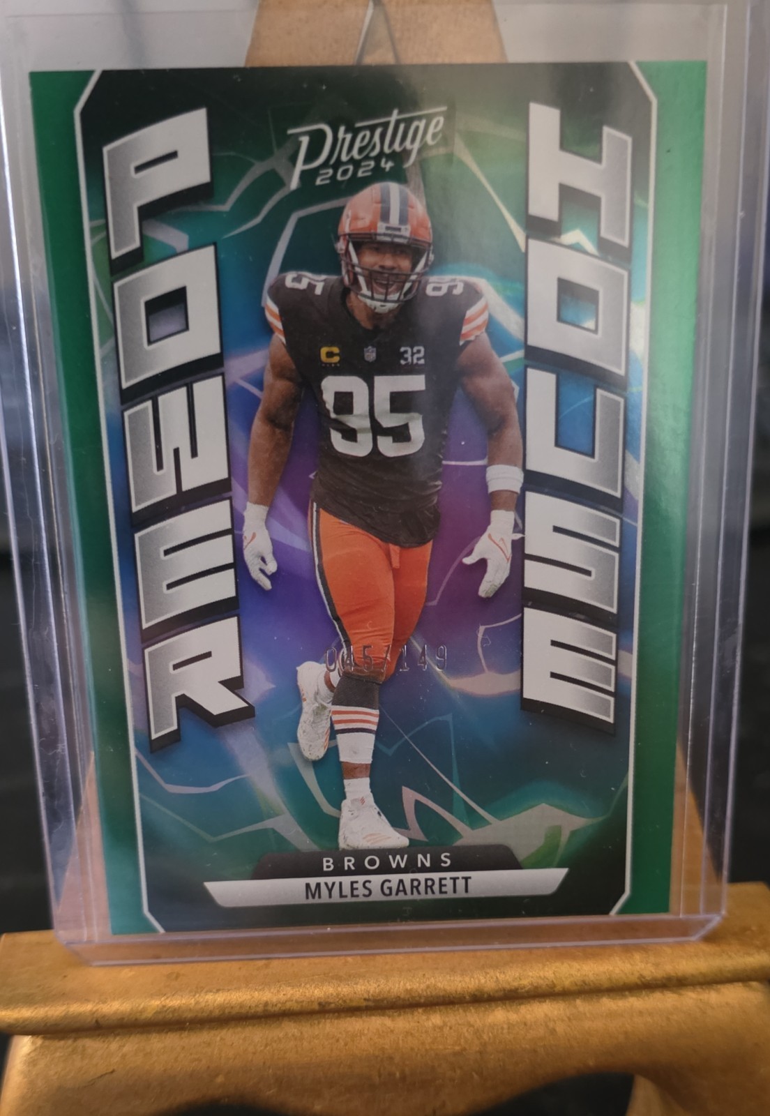 2024 Panini Prestige - PowerHouse Myles Garrett #PH-MGT Xtra Points Green /149