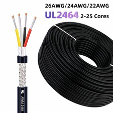 UL2464 26/24/22AWG Multicore Shielded Cable Audio Signal Control Wire 2-25 Cores