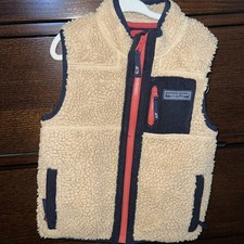 Vineyard Vines Sherpa Vest Boys Size 4T