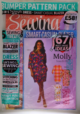 Love Sewing Magazin 155 2025 Smart Casual Blazer, Simple Sew Dress, Quilt
