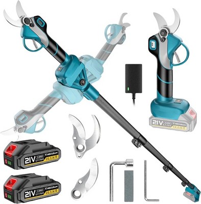 Cordless Pruning Shears 2in1 Pole 14ft 1.9in 1000W Brushless