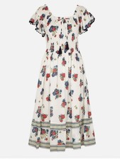 Tory Burch Meadow Folly Cotton Voile Dress - Size S