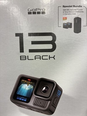GoPro HERO 13 Black 5.3K HDR 27MP Camera 2 Battery Bundle CHDCB-131-RT 2024