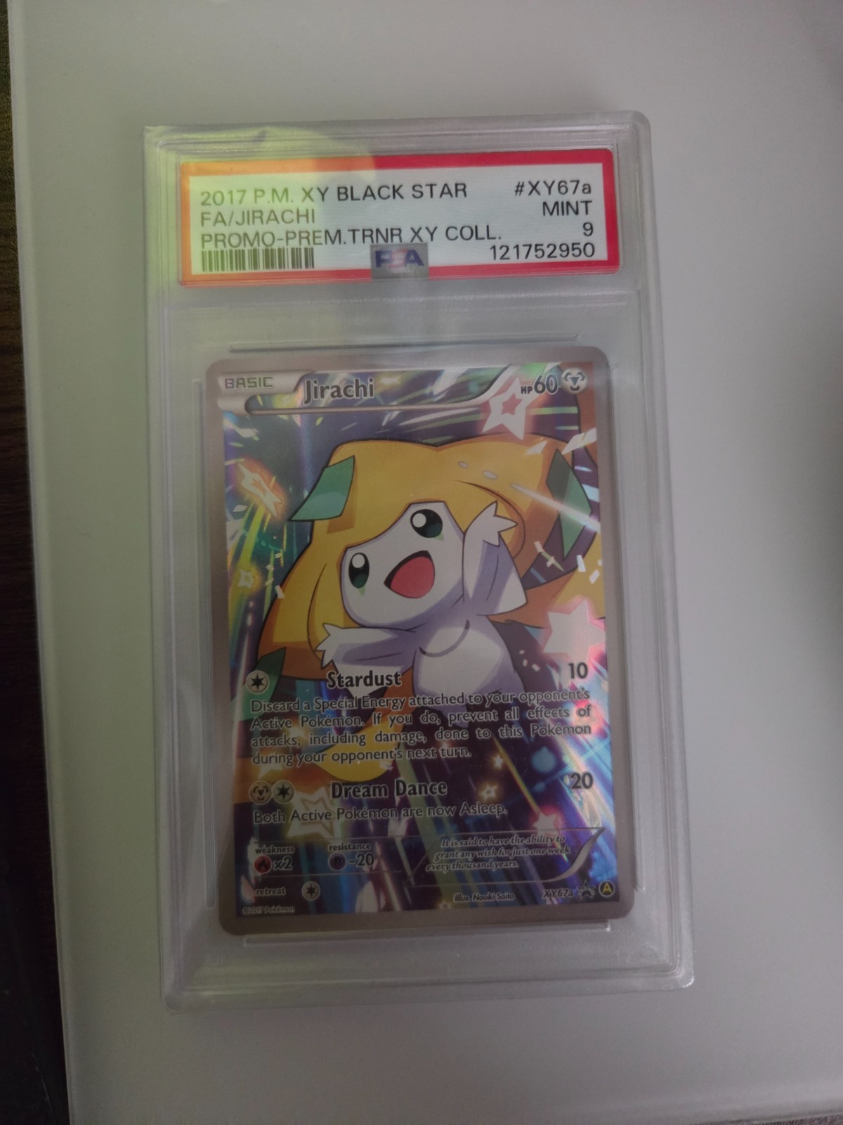 Jirachi Black Star Promo XY67A Premium Coll. PSA 9 Mint Pokemon Fast Shipping