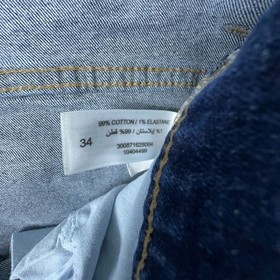 Nuon Rodeo Crop Jeans Distressed Medium Wash Mid Rise Women's Blue Size W34