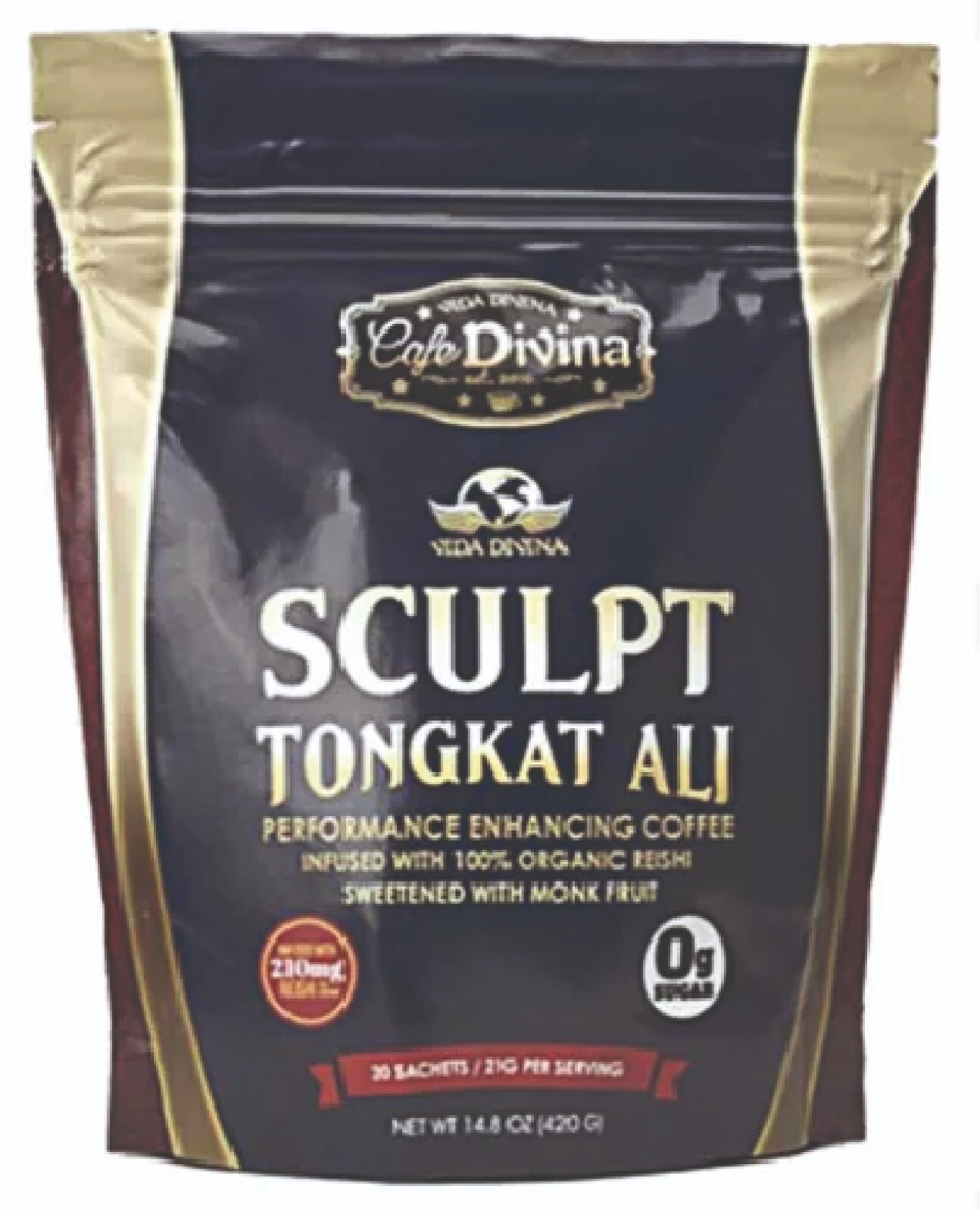 Café 1 bolsa TongkatAli, 1 cápsula Mars, sabor latino