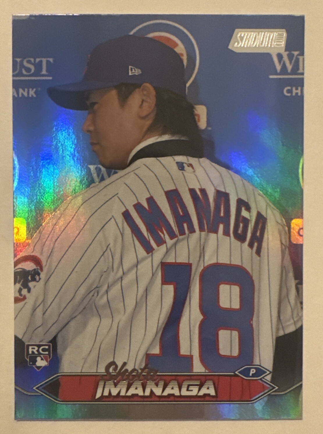 2024 Topps Stadium Club Shota Imanaga Rainbow Foil RC /25 #240 Cubs