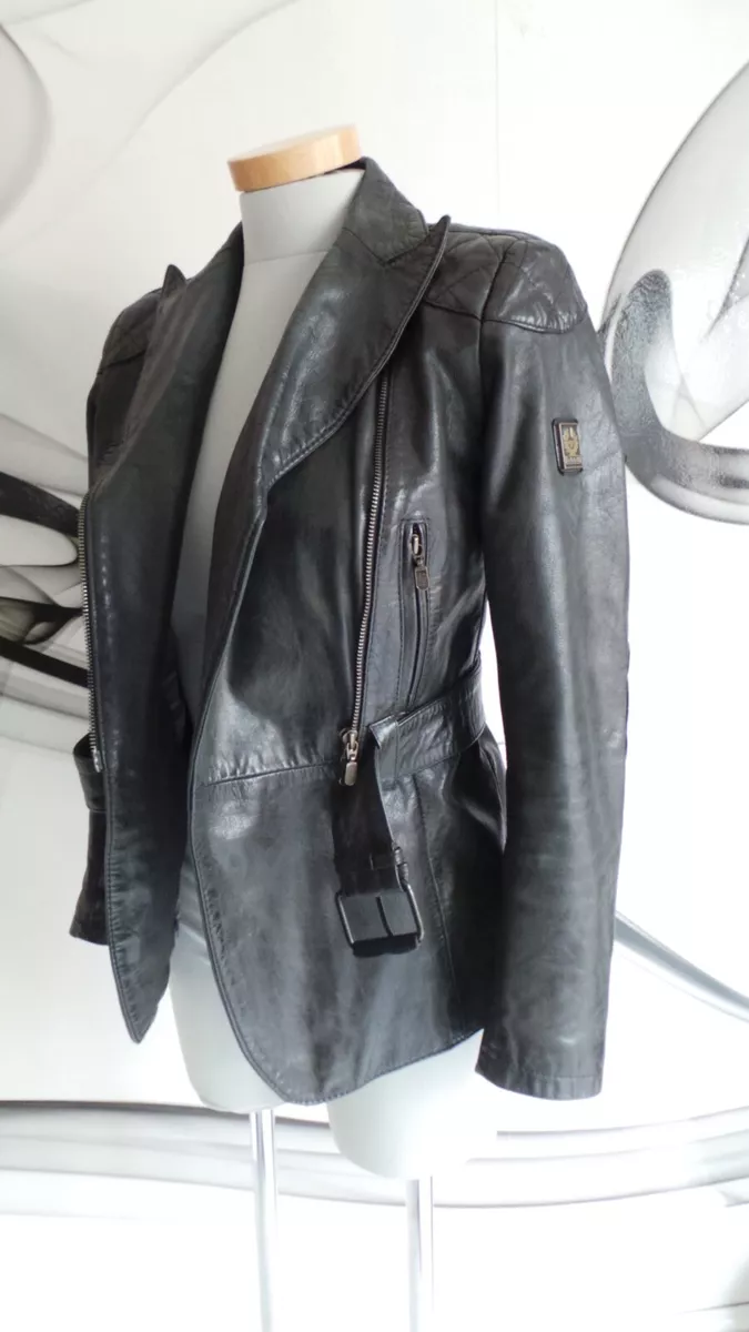Belstaff gold clearance label leather jacket