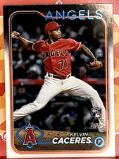 2024 Topps Series 2 Kelvin Caceres #680 Rookie Card LA Angles Mint 