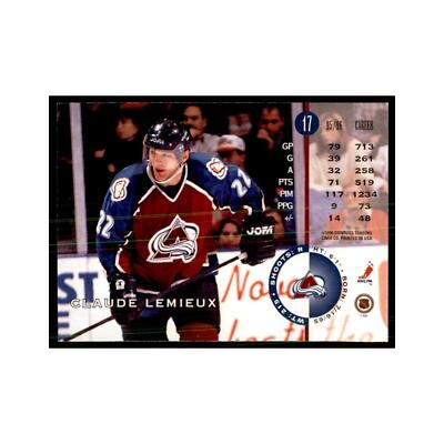 Claude Lemieux 1996 Leaf #17 Hockey Cards Hockey Card NM | eBay