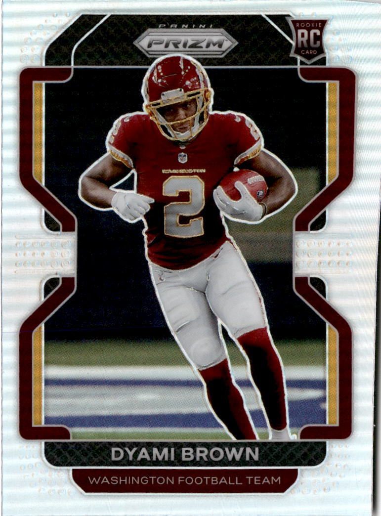 2021 Panini Prizm #V-353 Dyami Brown Rookie Variations Prizm Silver