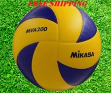 Mikasa V200W 2019 Official FIVB Indoor outdoor Volleyball size 5 - Blue/Yellow