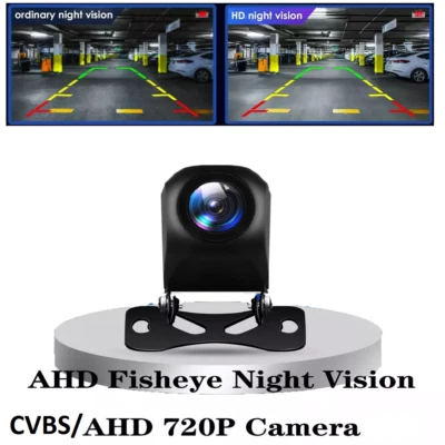 HIZPO 170° Car Rear View Backup Camera Reverse Parking Cam Waterproof AHD Night Vision