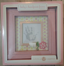 Anna Griffin C R Gibson Baby Girl ink handprint kit Pink shadowbox