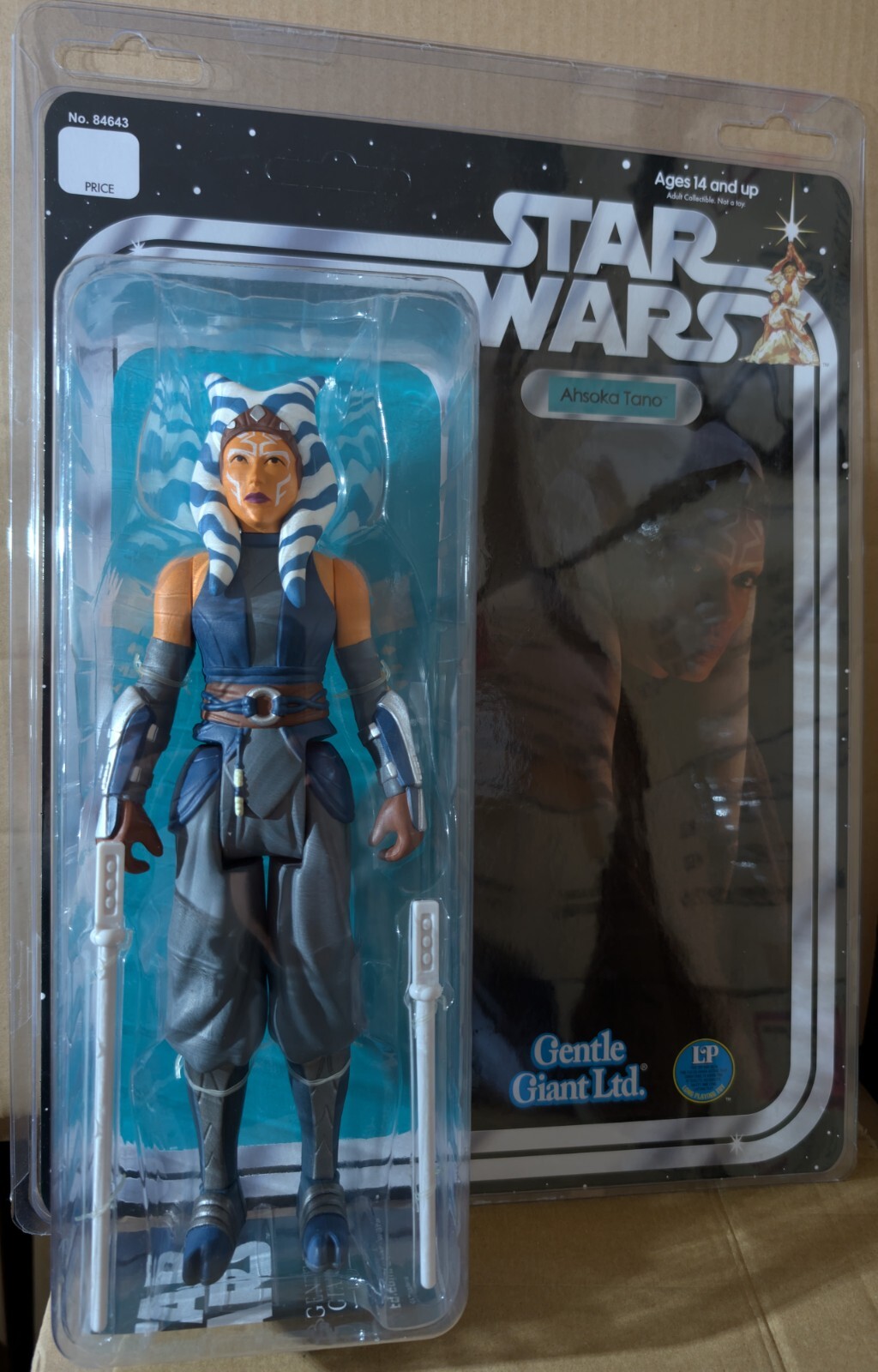 Star Wars: The Mandalorian Jumbo Vintage Kenner Action Figure Ahsoka Tano