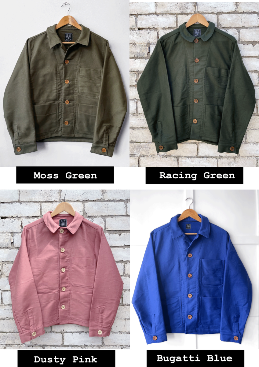 1950s Style Moleskin Chore Jacket - Made In England - VTG 1950s Style Moleskin Chore Jacket - Made In England - VTG